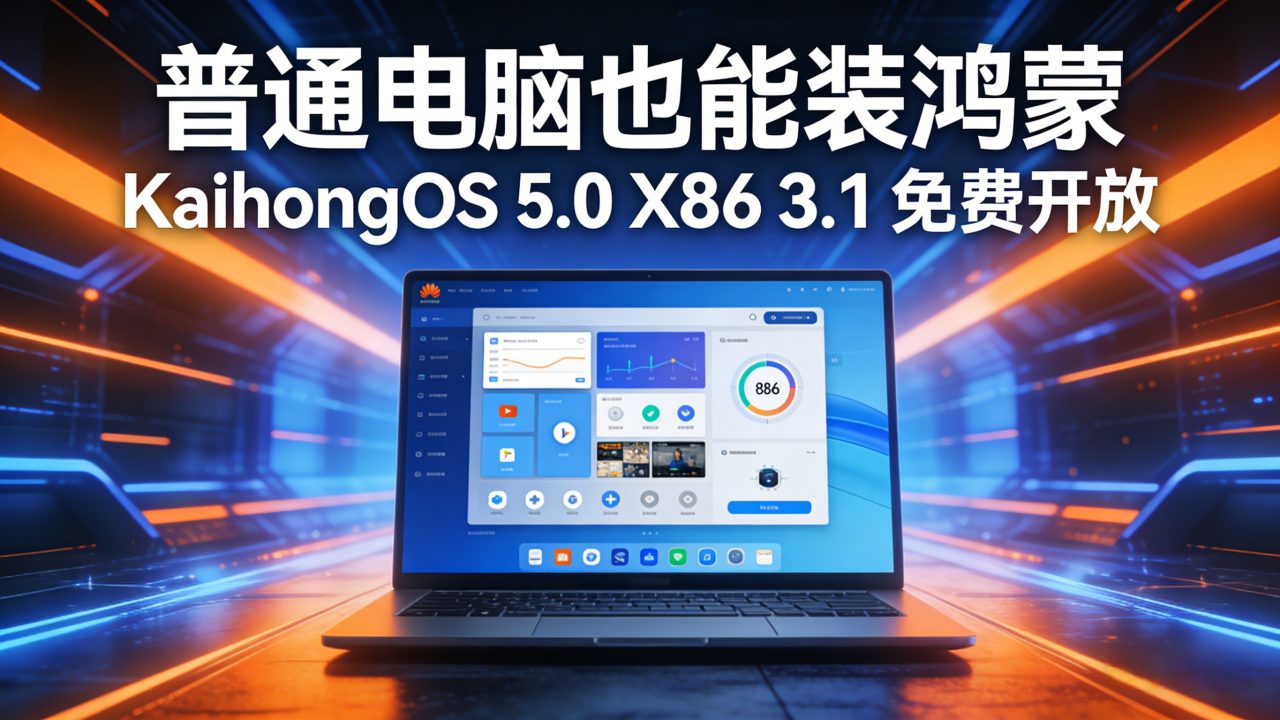 【鸿蒙系统】KaihongOS桌面版（X86）5.0试用版